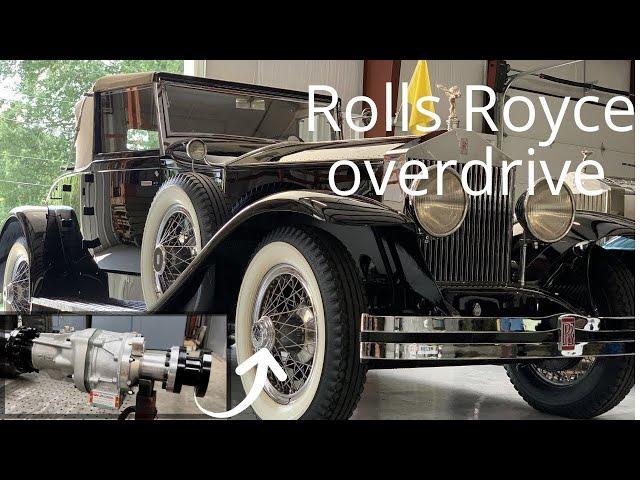 1930 Rolls Royce phantom1 regent gear vendor overdrive installation REVISED