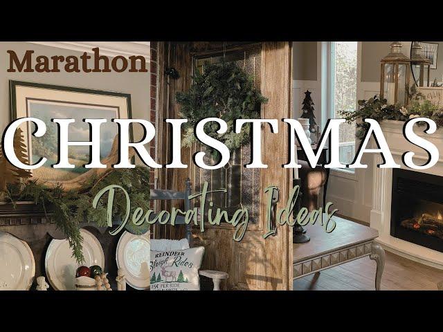 CHRISTMAS DECORATING MARATHON | CHRISTMAS DECOR IDEAS 2024 | CHRISTMAS DECORATIONS 2024