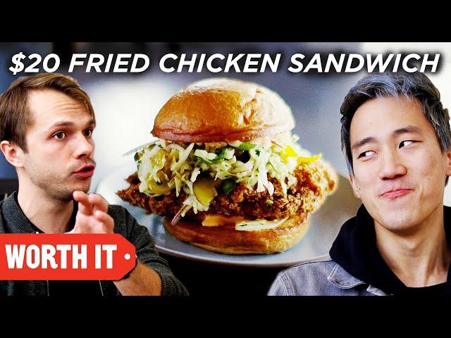 $5 Fried Chicken Sandwich Vs. $20 Fried Chicken Sandwich