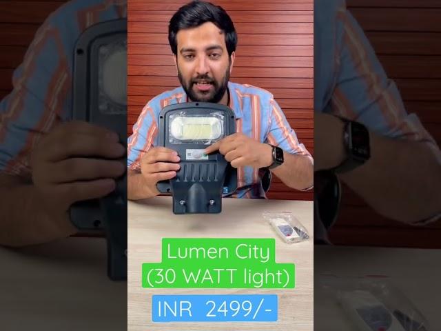 Lumen City Solar Street Light (30watt light)