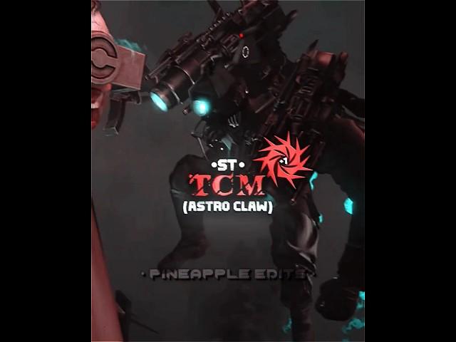 Astro Claw Titan Cameraman vs Upgraded Titan Speakerman #skibiditoilet #edit #shorts #fyp