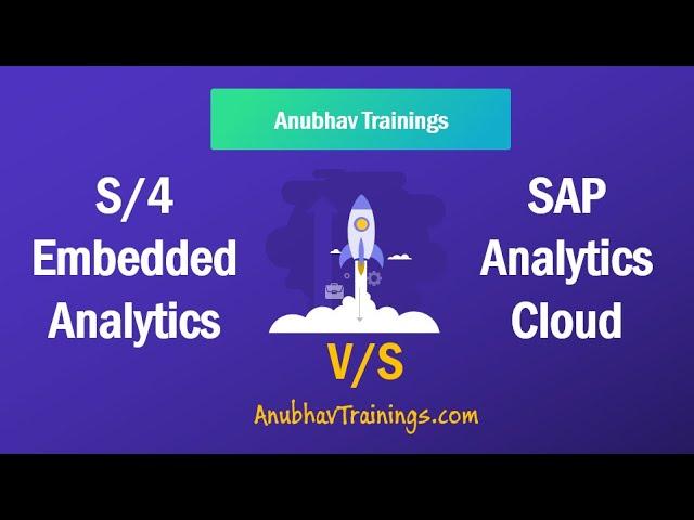 SAP S4 HANA Embedded vs Analytics Cloud | SAP Analytics Cloud now embedded in SAP S/4HANA Cloud