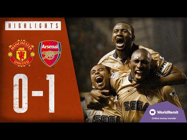 WILTOOOORD! | Winning the Premier League title at Old Trafford | Man Utd 0-1 Arsenal | 2002