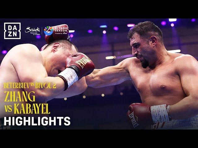 Riyadh Season: Zhilei Zhang vs. Agit Kabayel Fight Highlights (Beterbiev vs. Bivol 2)