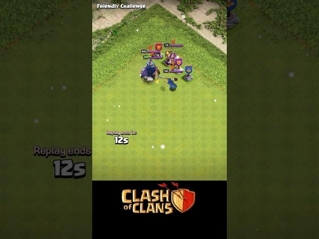 All Heroes VS M.O.M.M.A Pekka in Clash Of Clans #clashofclans #pekka #heroes