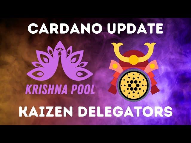 ATTN Kaizen Delegators! Cardano Stakepool Update Nov. 10, 2020