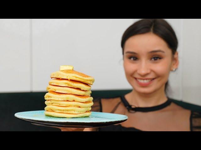 Delicious and quick BREAKFAST - American pancakes!