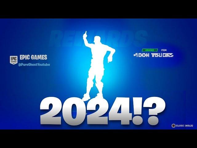 i got this SUPER RARE EMOTE IN 2024!! #Fortnite #Vbucks