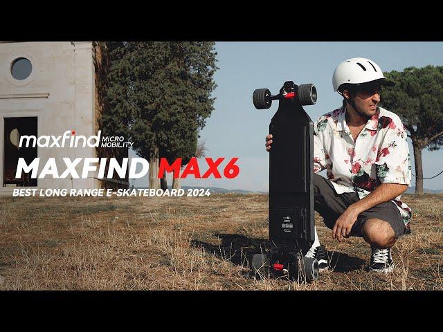 Experience the Thrill: Maxfind MAX6 Electric Skateboard with Friends!