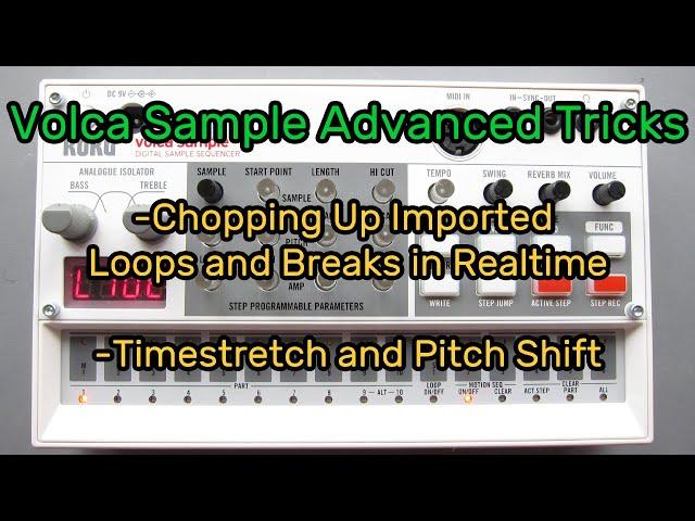 Volca Sample - How to Chop up Breaks in Realtime - Advanced Tips & Tricks