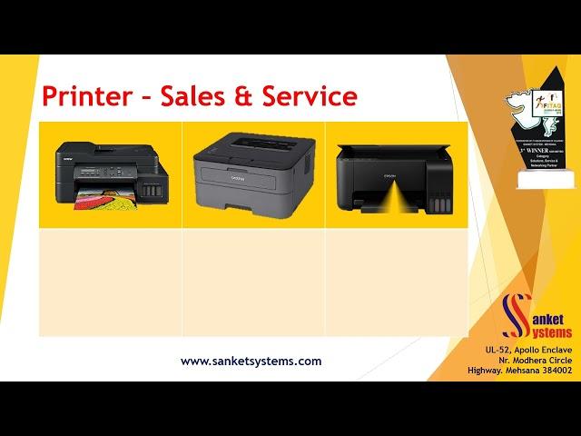 Dealing in all brands of Laptops, Desktop, Printers & UPS