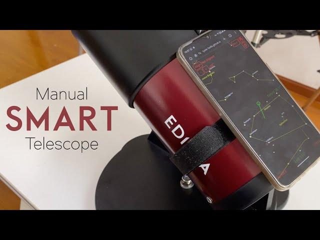 Turn Any Manual Telescope into a Smart Telescope - AstroHopper Smartphone App with EDISLA Astra 114