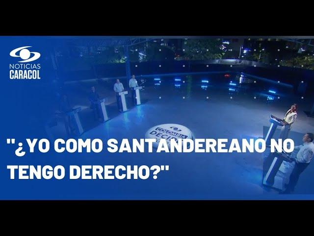 ¿Pastorcito mentiroso?”: agarrón entre candidatos a Alcaldía de Bucaramanga en debate de Caracol