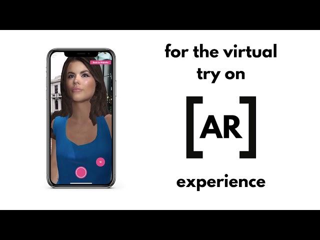 MIRRARME, the virtual try on experience in AR