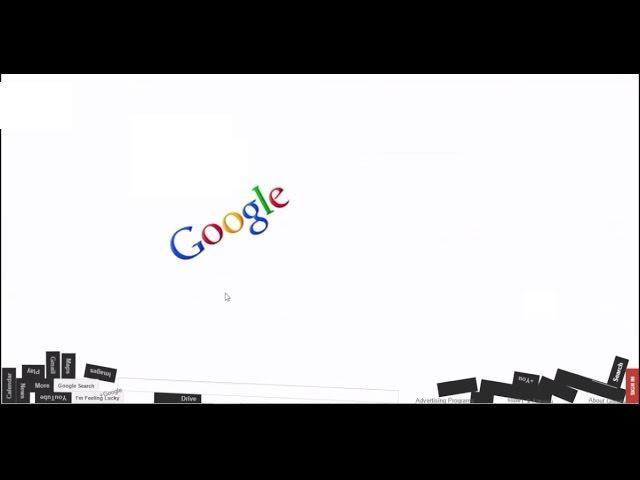 Google Gravity I'm Feeling Lucky by TechiStorm