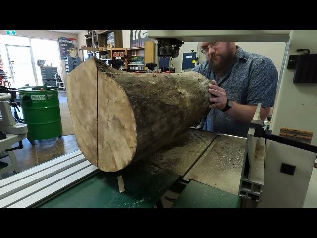 Cutting Heirloom Apple Wood with The Little Ripper Sawmill, EthAnswers