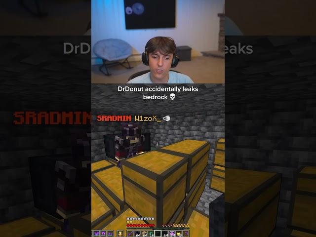 DrDonut leaks wizox's bedrock