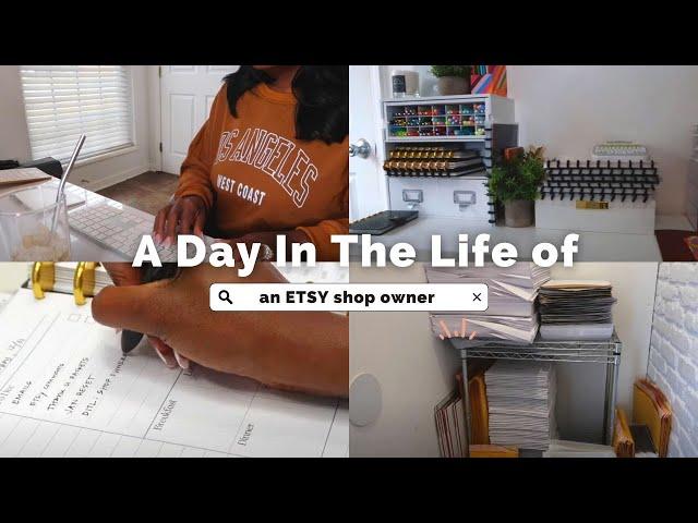 A Day In The Life Of An Etsy Shop Owner