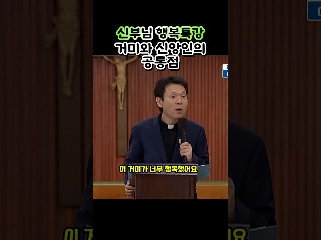 거미와 신앙인의 공통점 #황창연신부님