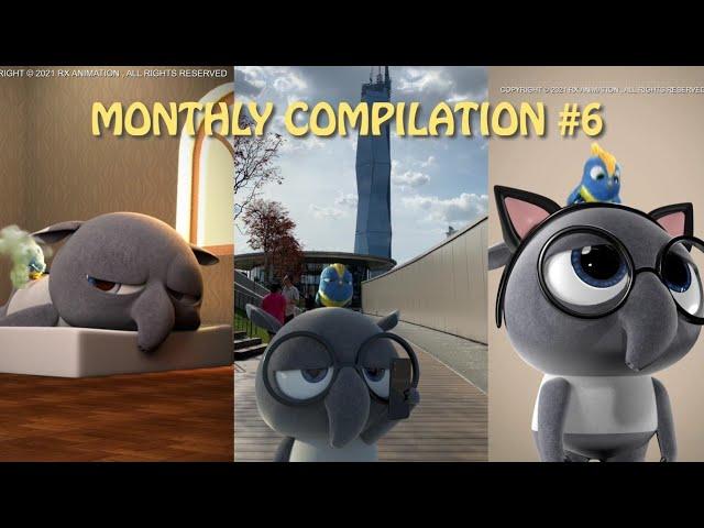 YIMO the Tapir Shorts Monthly Compilation 06 #cute #funny