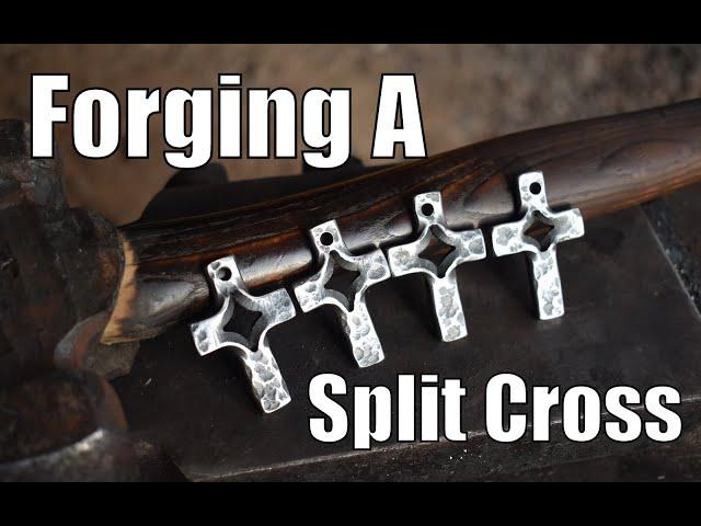 Blacksmithing for beginners: Forging a simple split cross