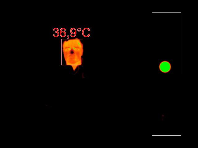 FevIR - High-Precision automatic fever screening system - Measurement distance: 2 meters