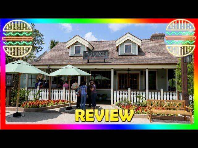 D-luxe Burger Food Review | Disney Springs | The Hoopes Family Network