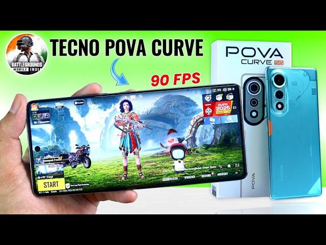 Tecno Pova Curve 5G Bgmi Test | graphics Gyro settings, Battery test | tecno pova curve full review