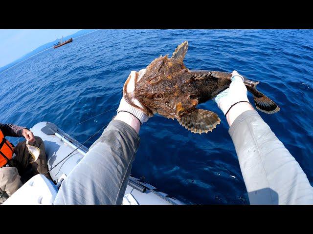 Лето. Море. Рыбалка. Счастье. Морская рыбалка с лодки. Рыбалка на камбалу.