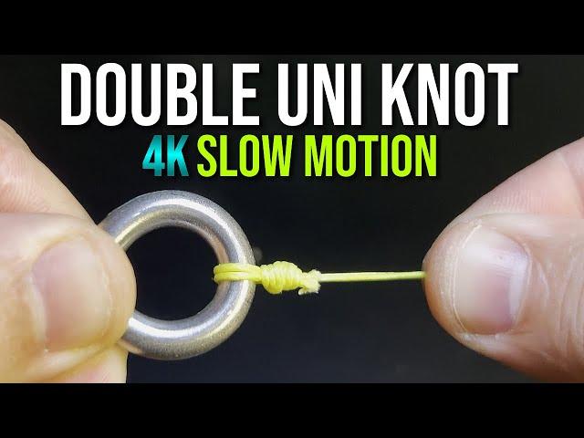 How to Tie a DOUBLE UNI KNOT! | "Knot Easy!" Series | Fishing Knot Tutorial