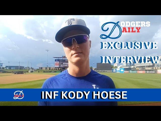 Dodgers INF Kody Hoese Joins Dodgers Daily