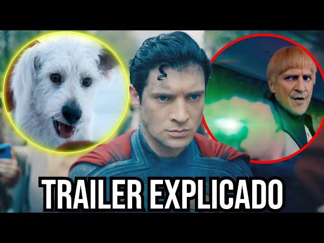 Explicación SUPERMAN nuevo trailer confirma villano y Krypto, Luthor, Green Lantern