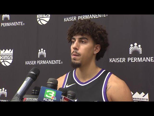 Colby Jones speaks out at Sacramento Kings media day