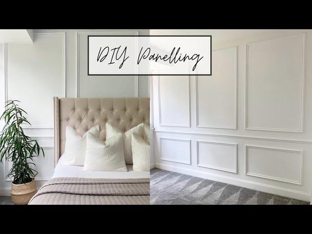 EASY DIY WALL PANELLING - HOW TO GUIDE | Transform your plain walls!