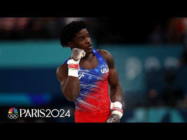 Frederick Richard left it all out there during men's individual all-around final | Paris Olympics