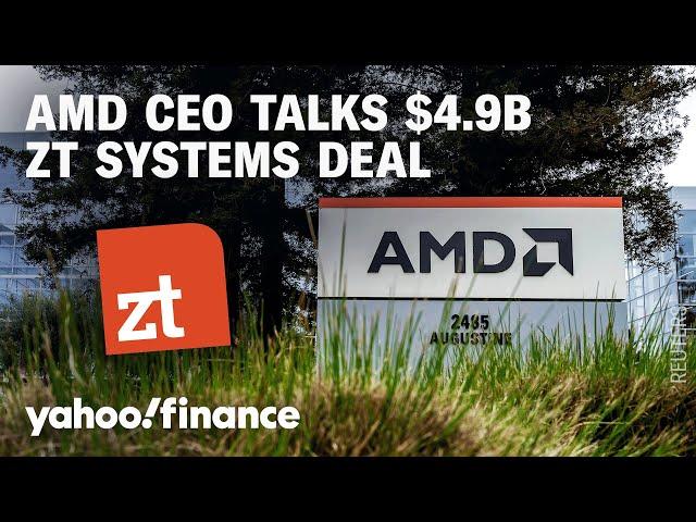 AMD CEO discusses $4.9B ZT systems deal, AI future, and tariffs