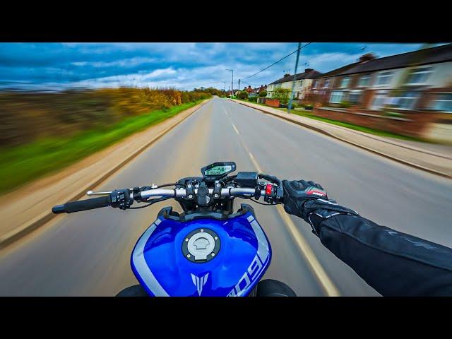 YAMAHA MT-09 | PURE SOUND | [UNCUT] FOV BOOST | AKRAPOVIC | DJI ACTION 5 | POV