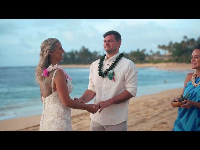 Hawaii Beach Elopement | Oahu Elopement Videographer