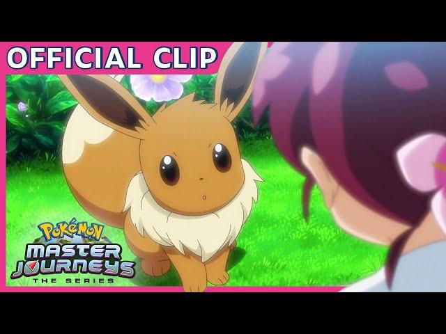 Chloe and Eevee! | Pokémon Master Journeys: The Series |  Official Clip