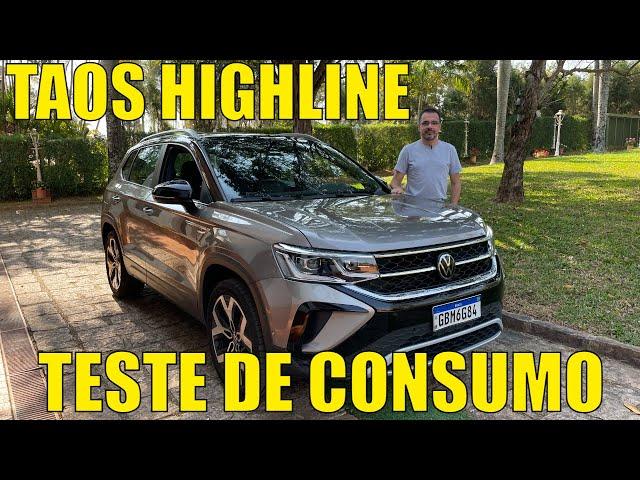 Volkswagen Taos Highline 2024 - Teste de consumo real em mais de 1.000 km