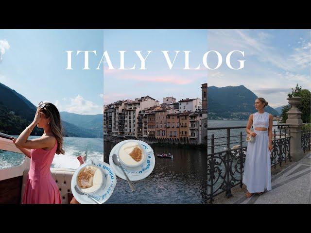 ITALY TRAVEL VLOG | A WEEK IN LAKE COMO & FLORENCE