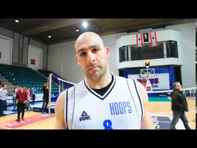 Khalil Aoun Post Game Interview Hoops vs Tadamon