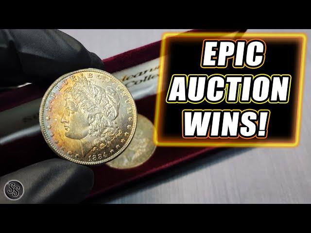 Amazing Coin Show Auction Wins - Silver and More!