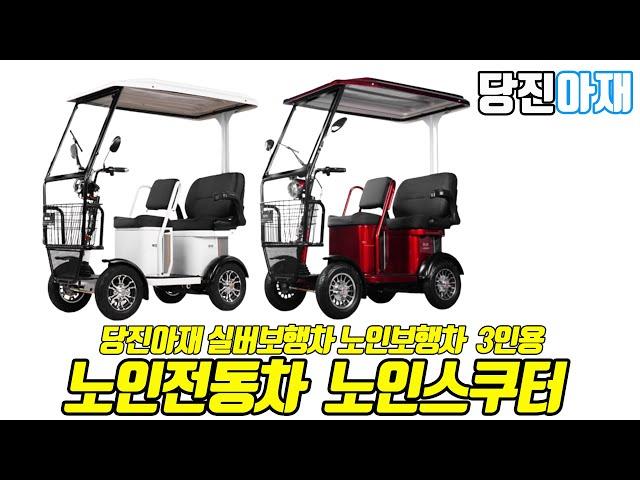 전동보행차 3인용실버카 노인전동차 당진아재