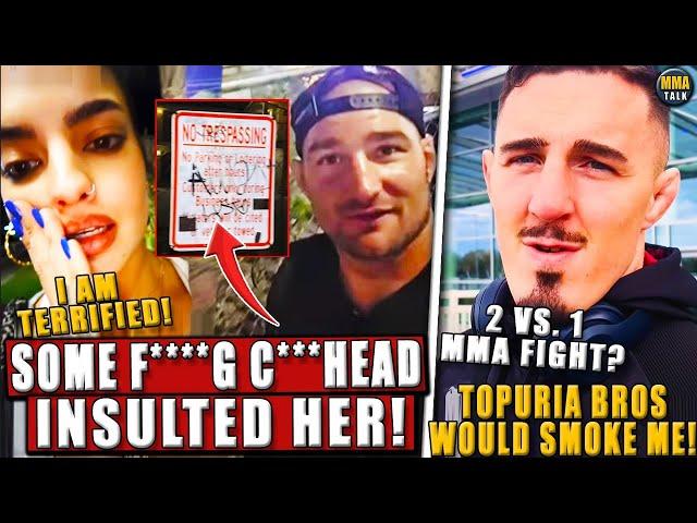 Sean Strickland SAVES Nina Drama from C***KHEADS in Skidrow! Topuria SLAMS McGregor! Aspinall 2vs1