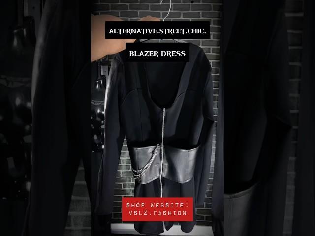 ALT Fashion | Blazer Dress | Shop @ VSLZ.FASHION#alternativefashion #altfashion #altstyling