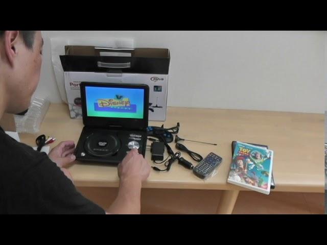 Portable DVD Player and play tons of arcade games from Aliexpress#DVDplayer #portableDVD #games