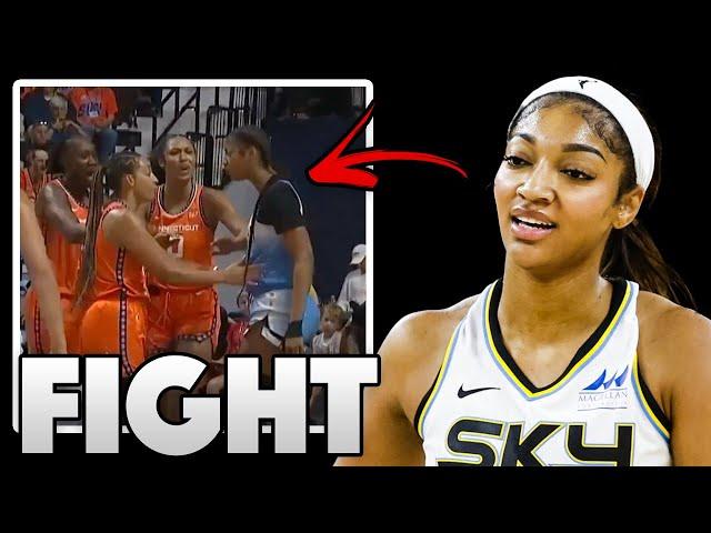 Angel Reese Tries To FIGHT Entire Sun Team After Refs IGNORE Hair Pull...