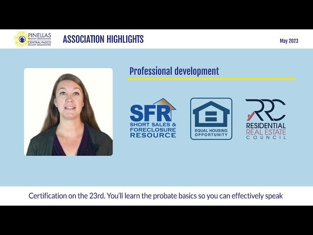 PRO/CPRO Association Highlights - May 2023