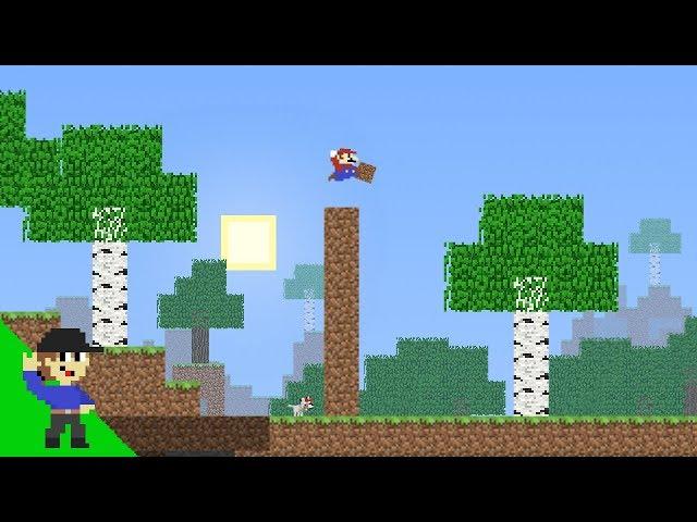 MarioCraft | Mario tries building to the max height!